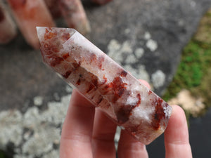 Hematoid Quartz Point